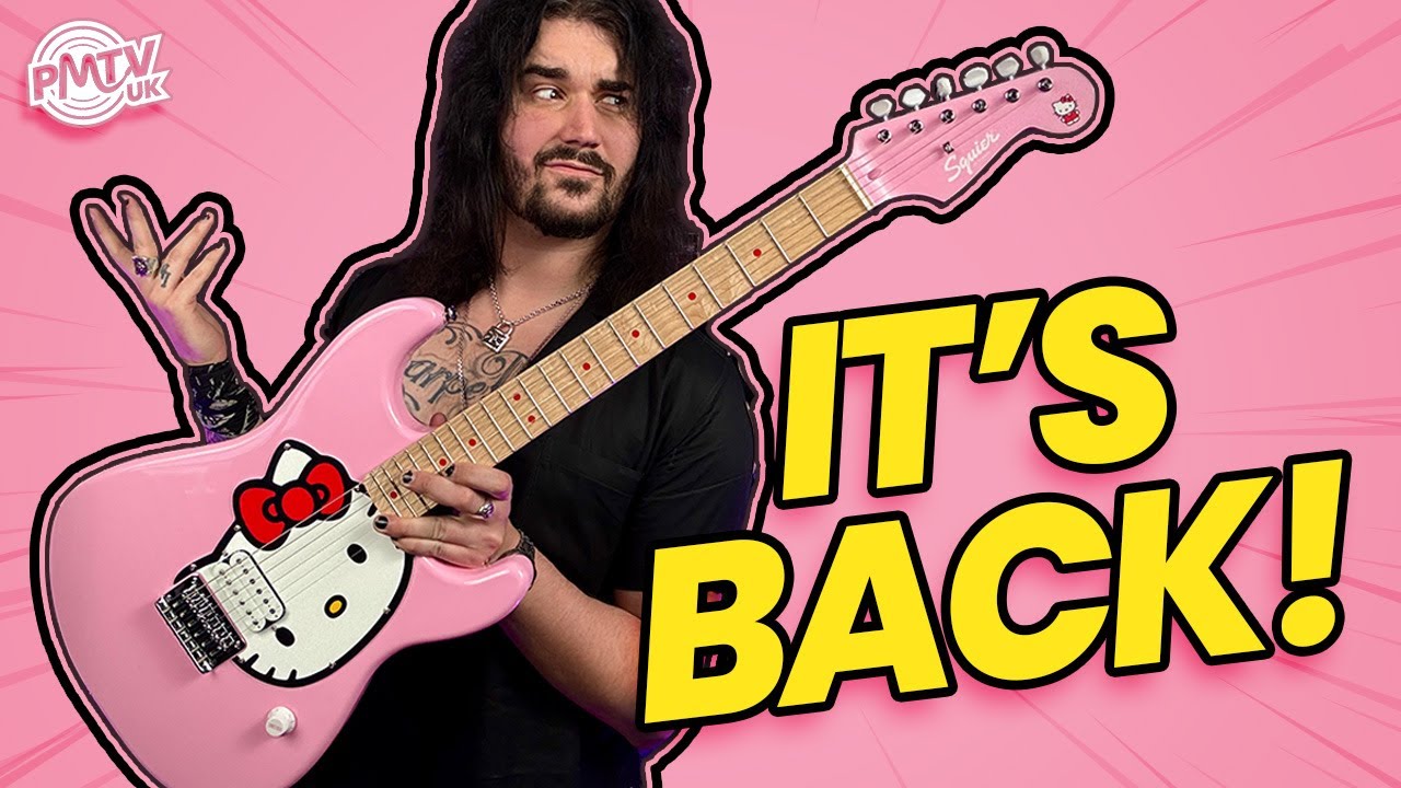 The Squier Hello Kitty Strat Is BACK, and It's A Bunch Of Fun