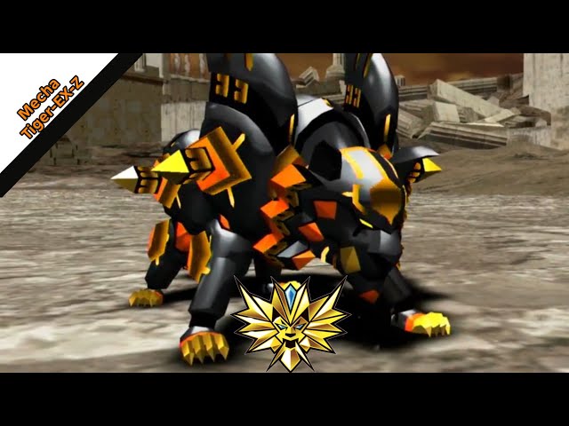 Mecha Tiger-EX-Z gameplay. Strong animal kaiser max4 | 百獣大戦