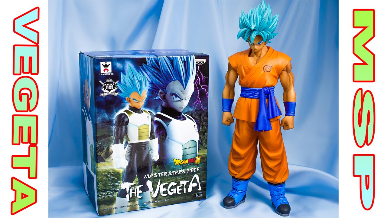 Dragonball super SSGSS Vegeta figure Master Stars Piece - YouTube
