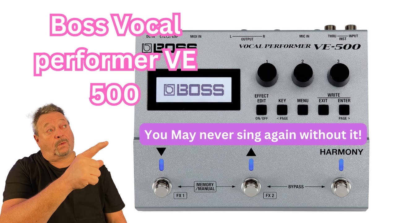 Boss Vocal performer VE 500 - YouTube
