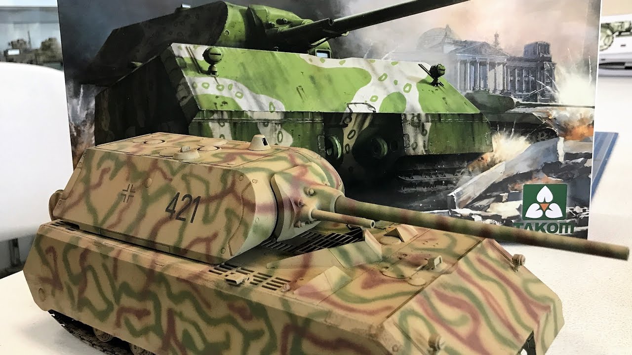 Building the Takom 1/35 Maus 188 Ton Super Heavy Tank - YouTube