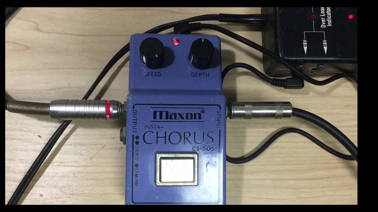 MAXON CS-505 INSTA-CHORUS - YouTube