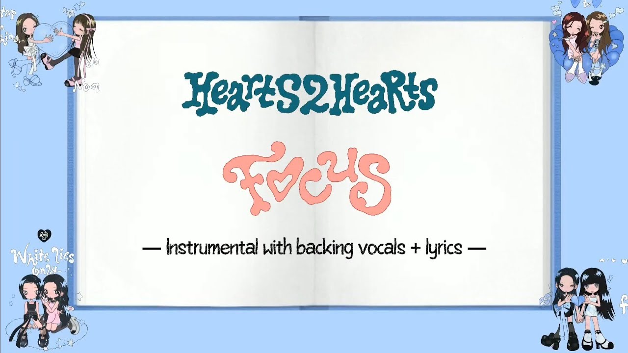 Hearts2Hearts - FOCUS || karaoke/instrumental with backing vocals
