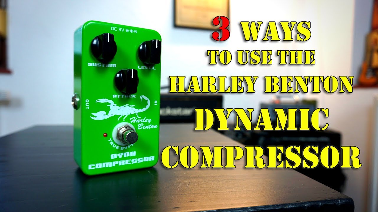 Harley Benton (Joyo) Dynamic Compressor Pedal - Demo - YouTube