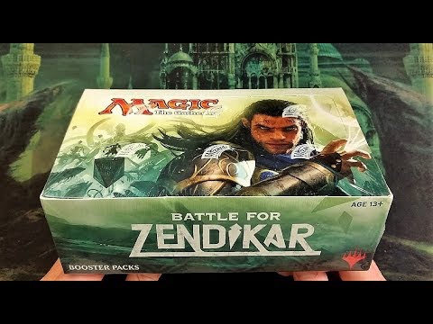 BATTLE FOR ZENDIKAR Booster Box | Won the Lottery! - YouTube
