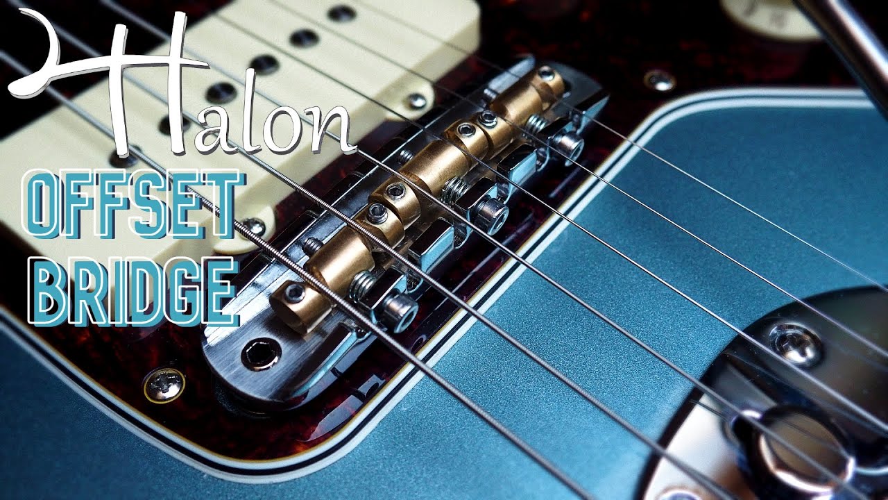 Halon Guitar Parts - Offset Jazzmaster bridge - YouTube