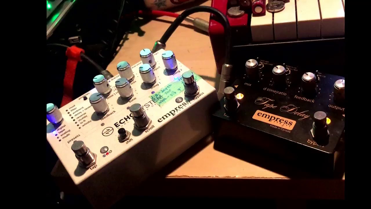 配信】Empressのディレイを掘り下げてみる【 EchoSystem / TapeDelay