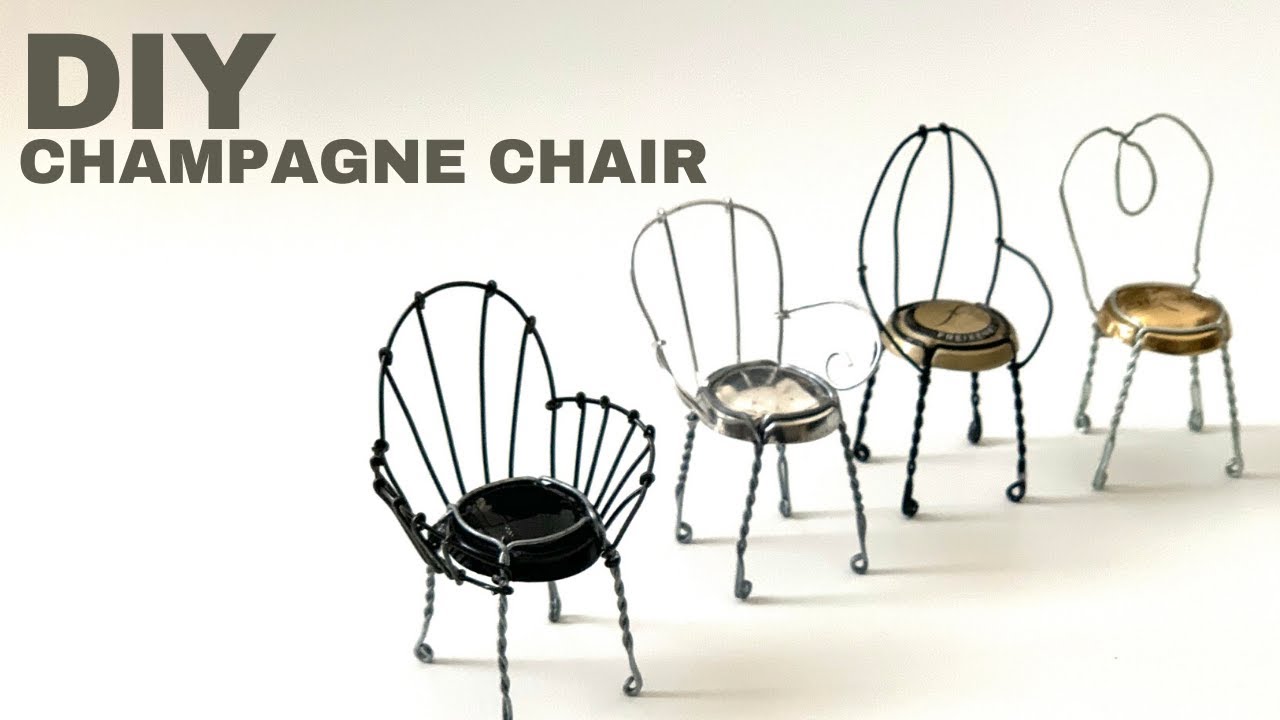 DIY】シャンパンの栓で椅子◇シャンパンチェア|how to make a