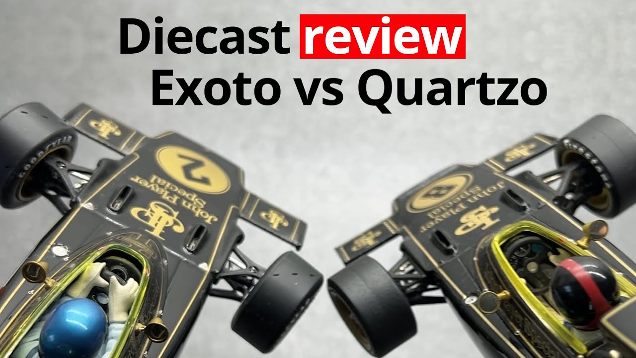 Exoto vs Quartzo - Diecast review of the Lotus 72 and 72D #diecast