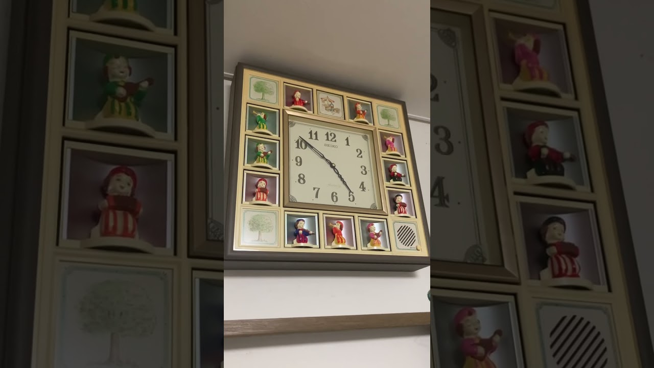 セイコーファンタジア RE505B からくり時計 - YouTube