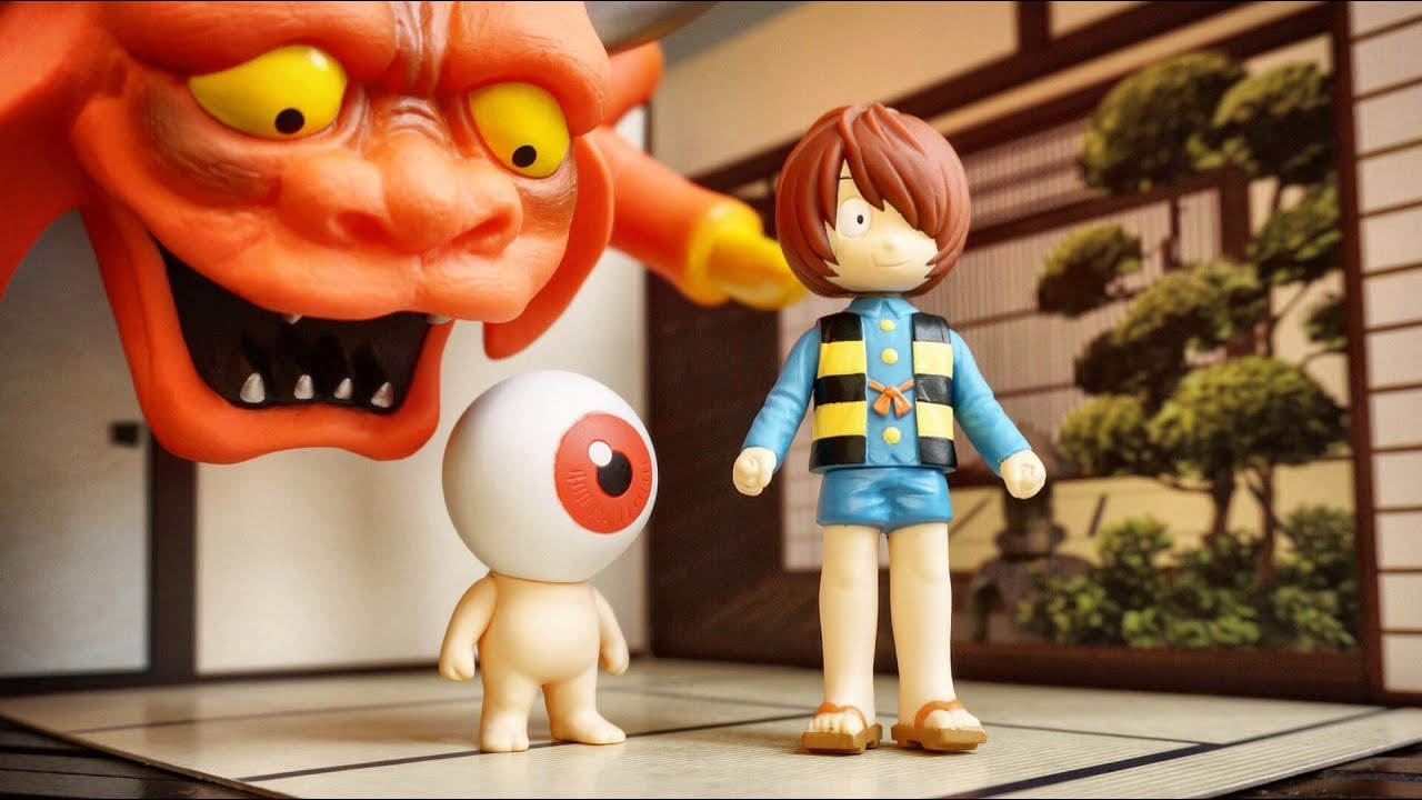 牛鬼もビックリ‼︎ 塗装省略なしのナイスソフビ‼︎ ゲゲゲの鬼太郎と