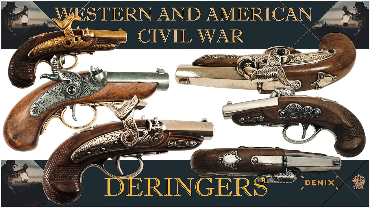 Percussion Philadelphia Deringer pistol, USA 1862 (6315) - Pistols