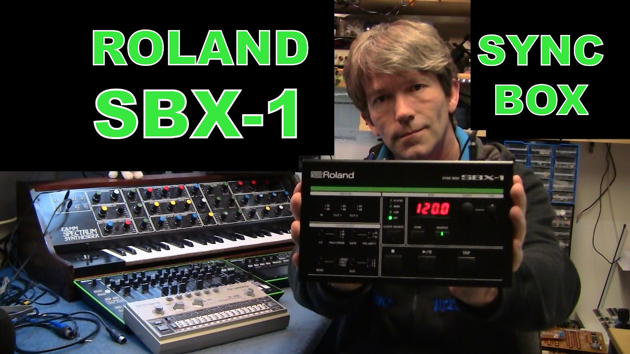 MF#40 ROLAND SBX-1 Sync Box midi din cv gate converter - YouTube