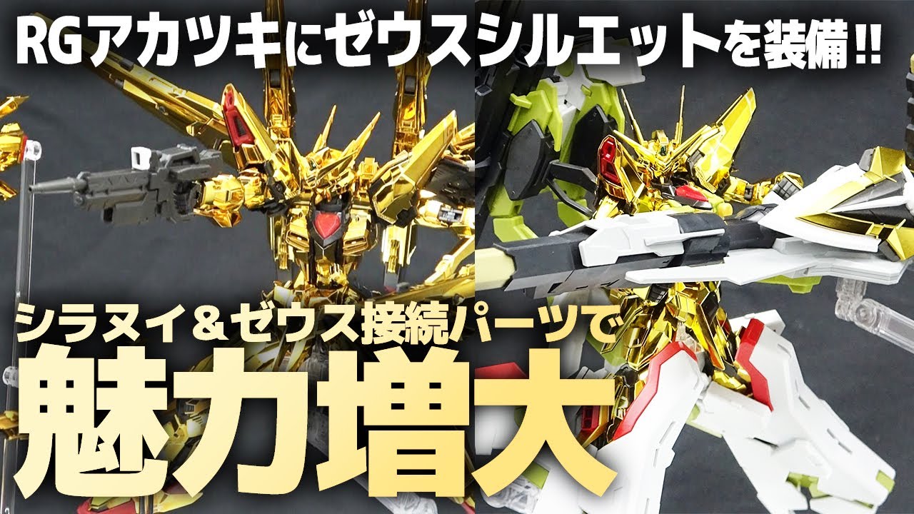 Equip the Akatsuki with the Zeus Silhouette! RG Shiranui Pack