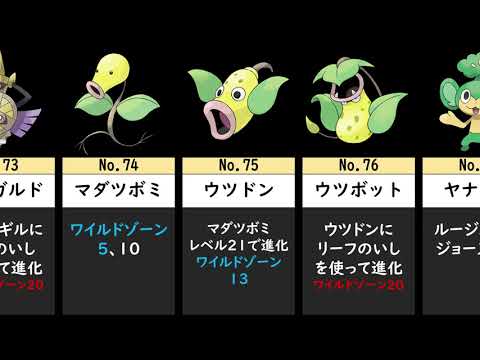 ポケモンZA】全ポケモンの入手方法を図鑑番号順に並べてみた - YouTube