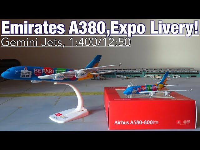 1:400/1:250 SCALE EMIRATES A380 EXPO 2022 MAGIC LIVERY MODEL