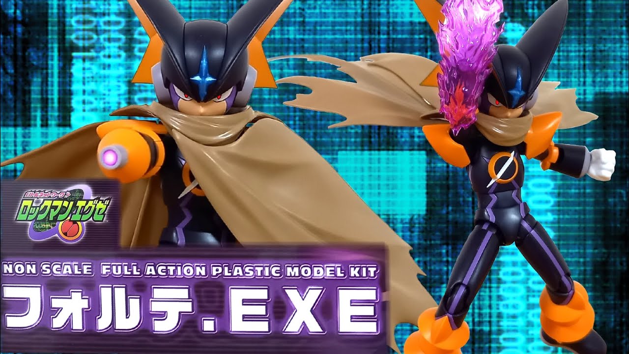 プラモデル】コトブキヤ フォルテ.EXE【ロックマンエグゼ】/ PLASTIC