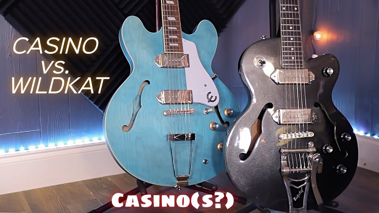 Epiphone Casino vs. Epiphone Wildkat - YouTube
