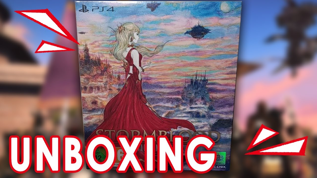 Final Fantasy XIV Stormblood Collector's Edition - Unboxing - YouTube