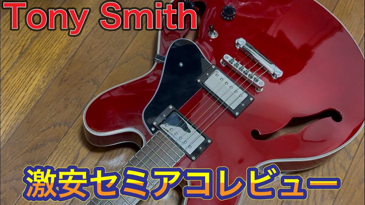 Cheap Guitar] Tony Smith ES-335 Type Semi-Acoustic Guitar Review