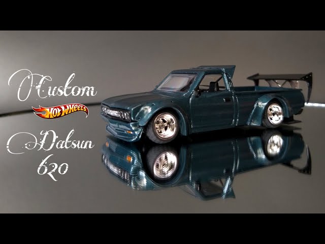 CUSTOM HOT WHEELS DATSUN 620 - YouTube