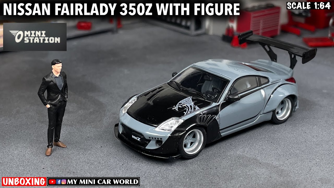 MY MINI CAR WORLD』UNBOXING MINI STATION 1/64 NISSAN FAIRLADY 350Z