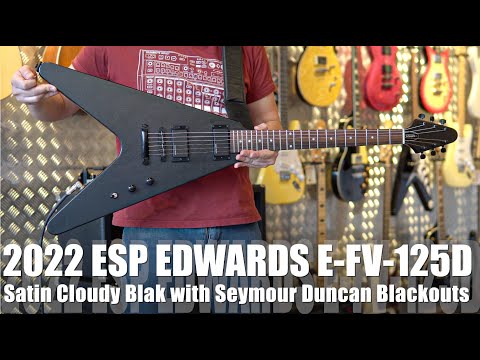 ESP Edwards E-FV-125D vs Epiphone Flying V - YouTube