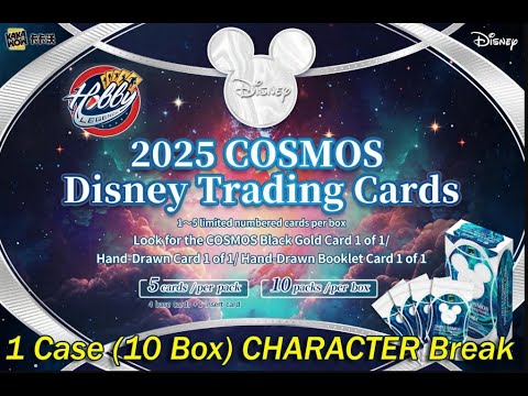 2025 Kakawow DISNEY COSMOS 1 Case (10 Box) CHARACTER Break #12