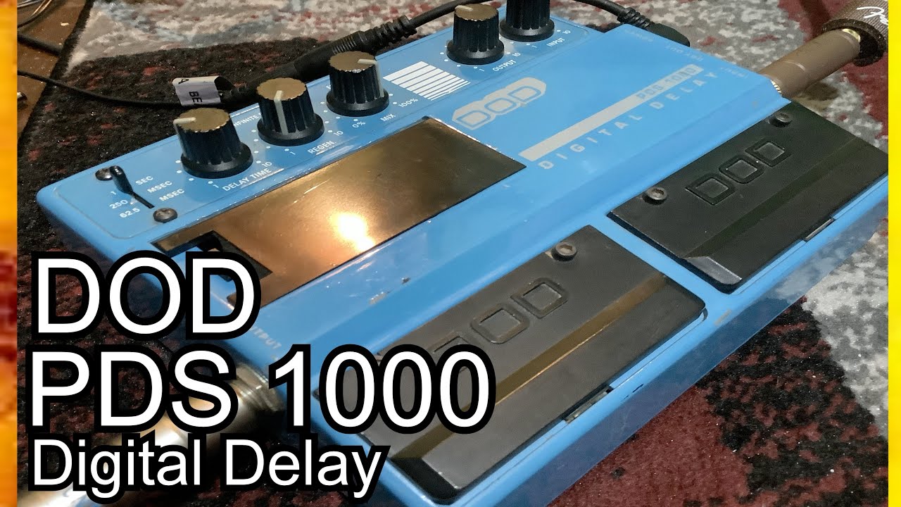The charm of early digital delays [Digitech PDS1002] - YouTube