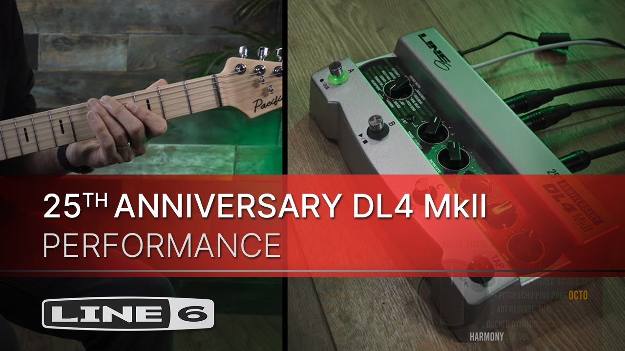 Line 6 DL4 MkII Silver Limited-Edition 25th Anniversary Delay