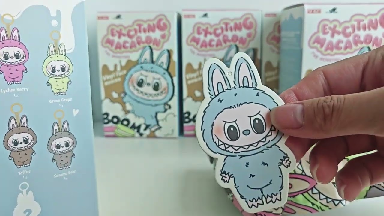 The Monsters: Exciting Macaron! Labubu, Unboxing! - YouTube