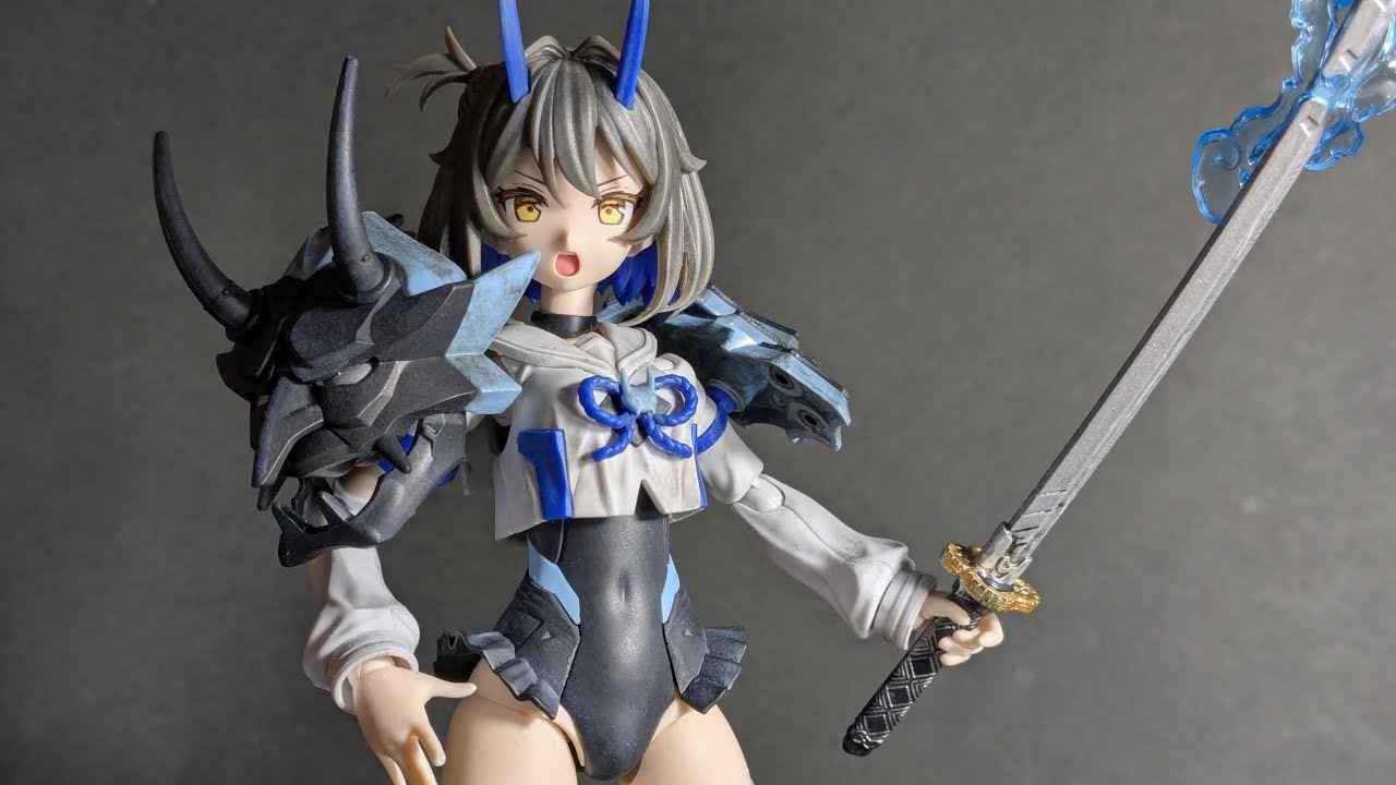 バンダイ 【 30MS ソウレイ 】 鬼＋ハイレグ＋セーラー服＋刀 属性多