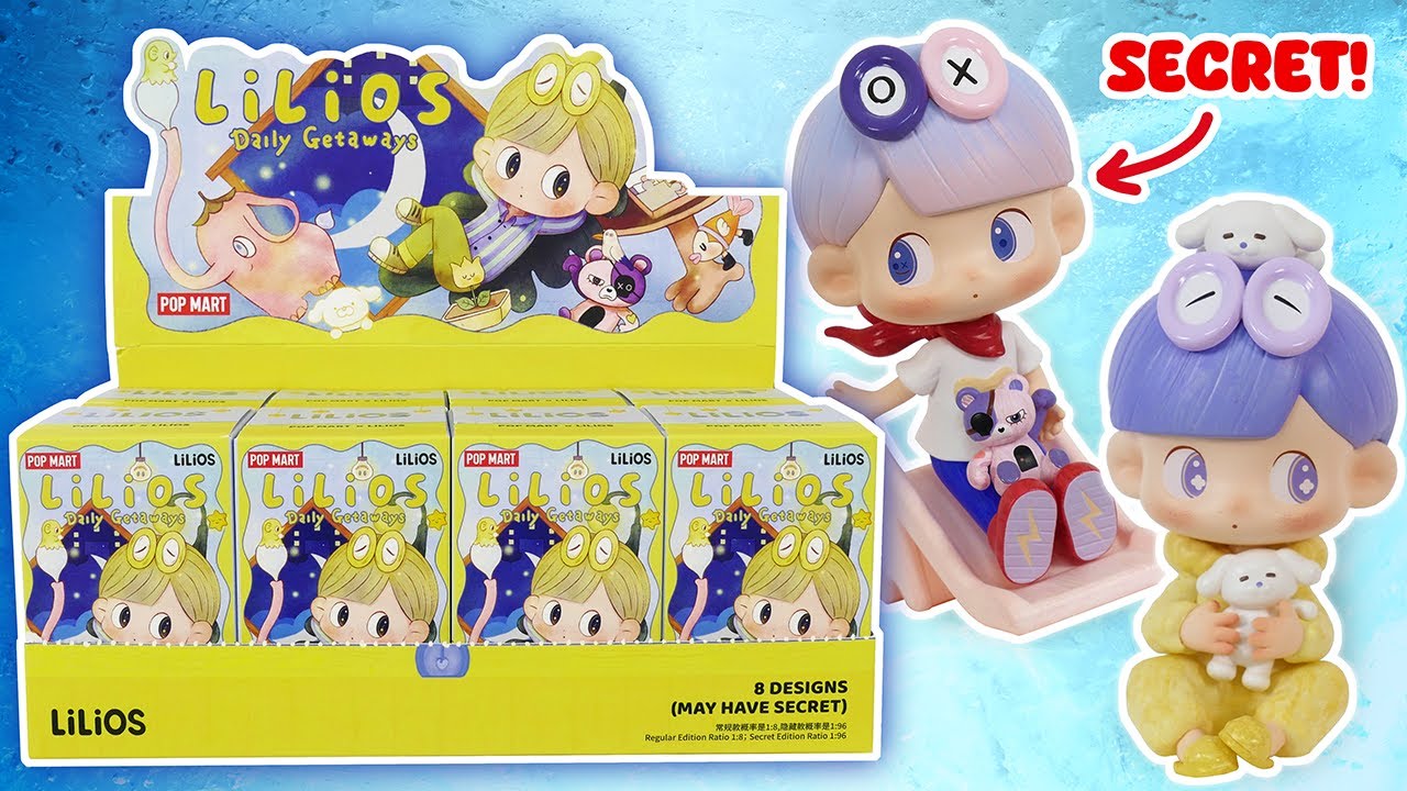 SECRET!! POP MART LiLiOS Daily Getaways Blind Box FULL SET