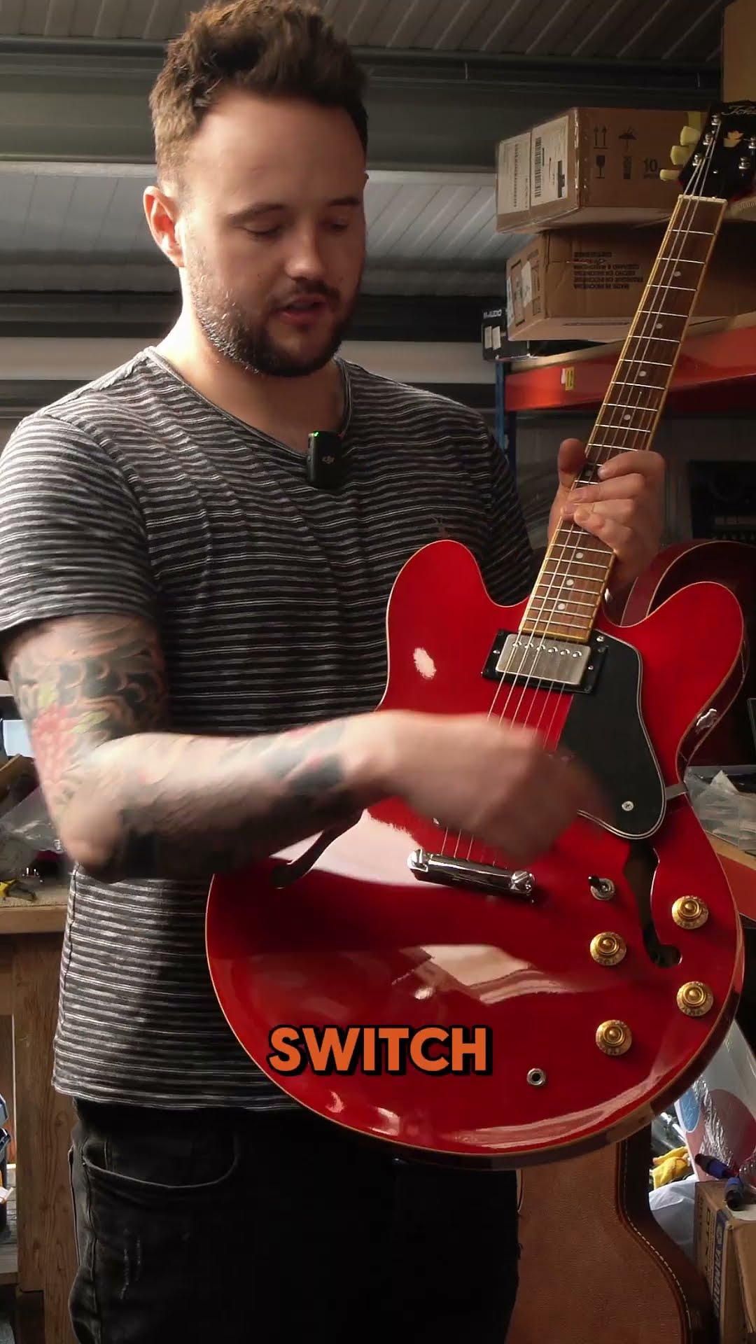 preloved Tokai ES60 Semi Hollow Body - See-Through Red #guitar