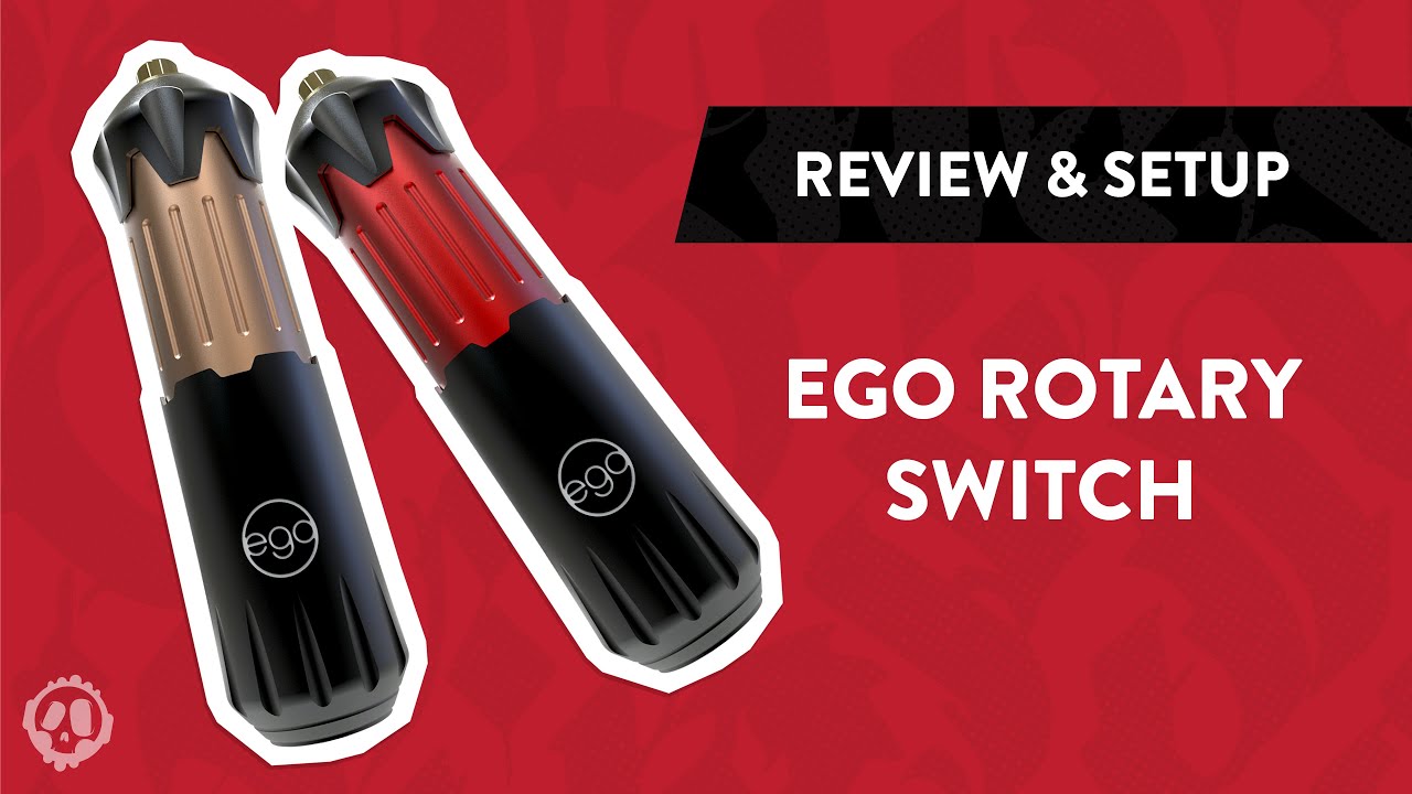 EGO Rotary Switch Tattoo Machine | Review, Setup & Unboxing - YouTube