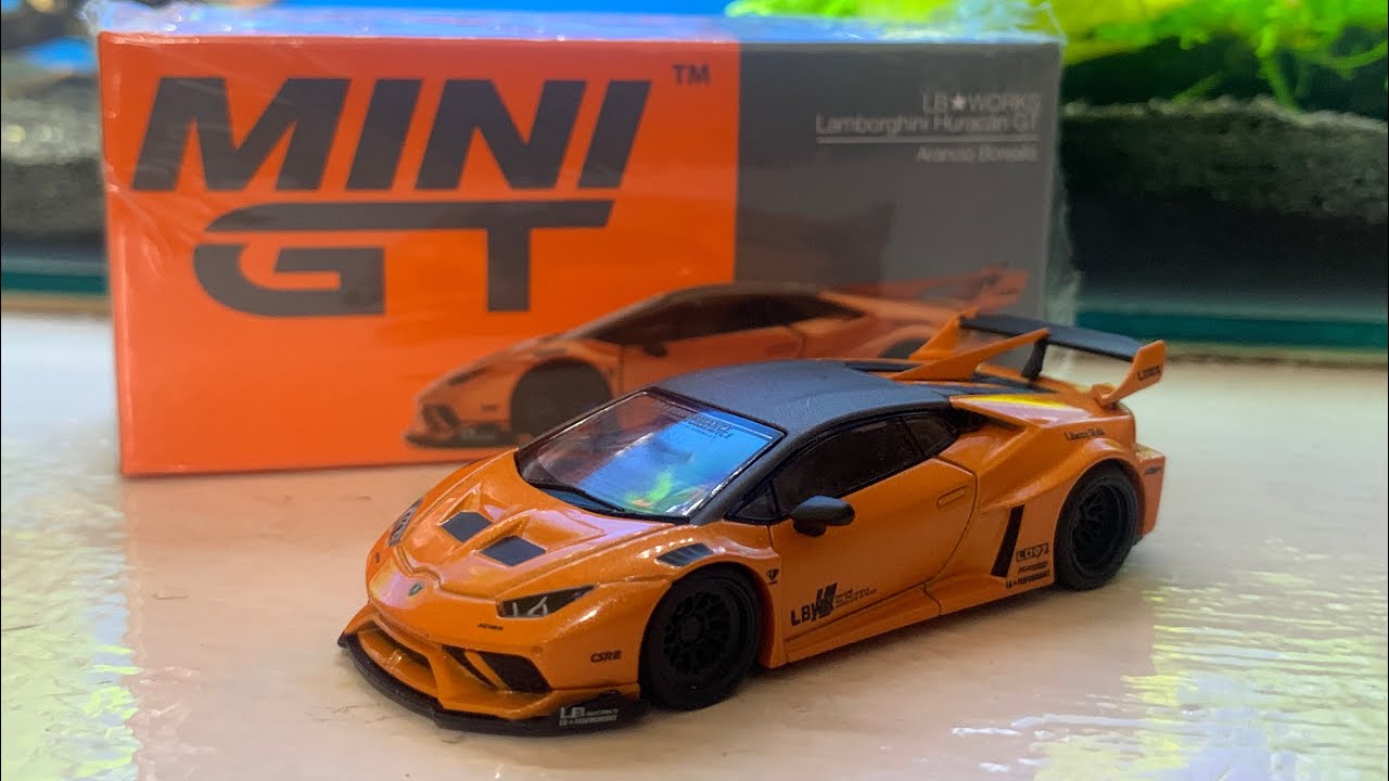 Mini GT 355 - LB☆WORKS Lamborghini Huracán GT Arancio Borealis