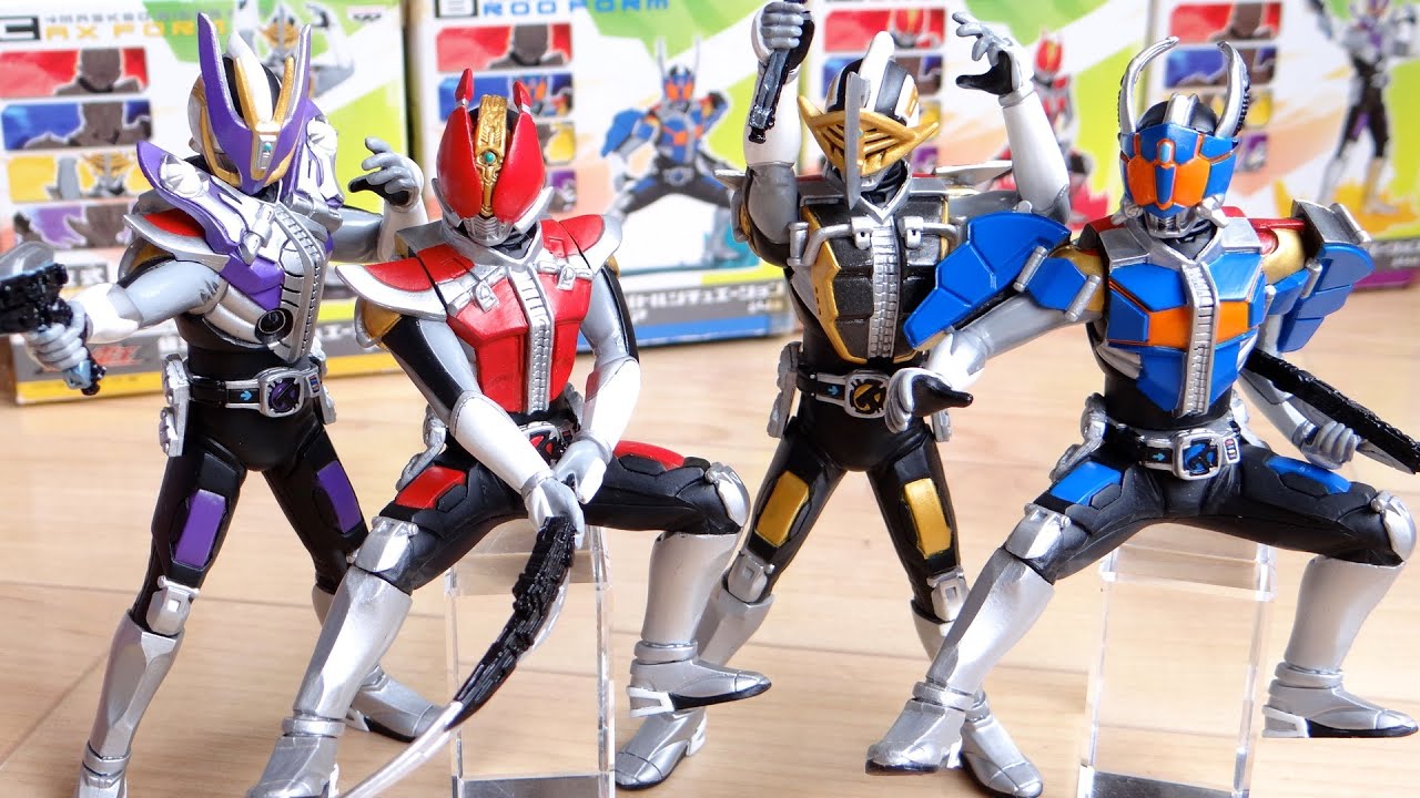 The Den-O 4 form figures are so well made! Prize-exclusive