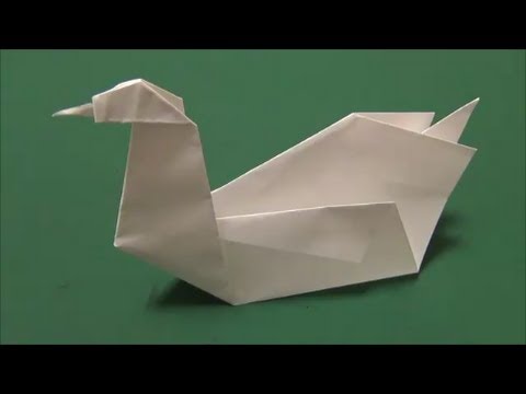 白鳥」折り紙