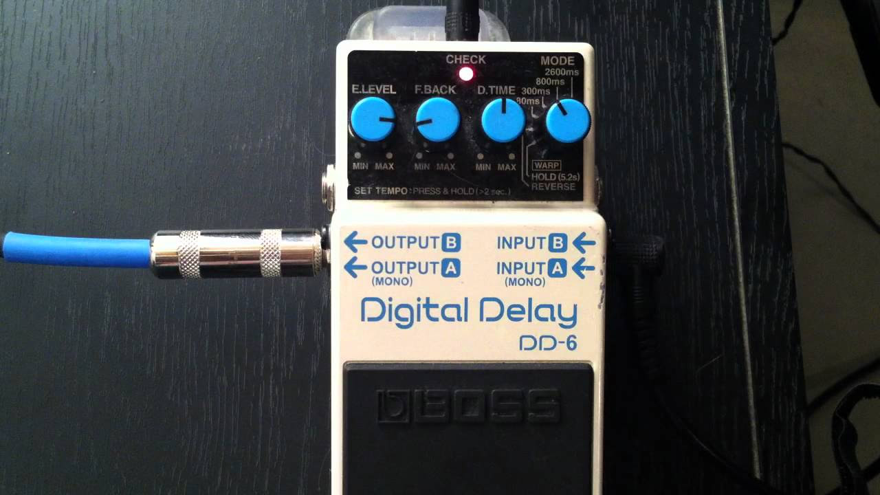 How to Use the BOSS DD-6 Digital Delay - YouTube