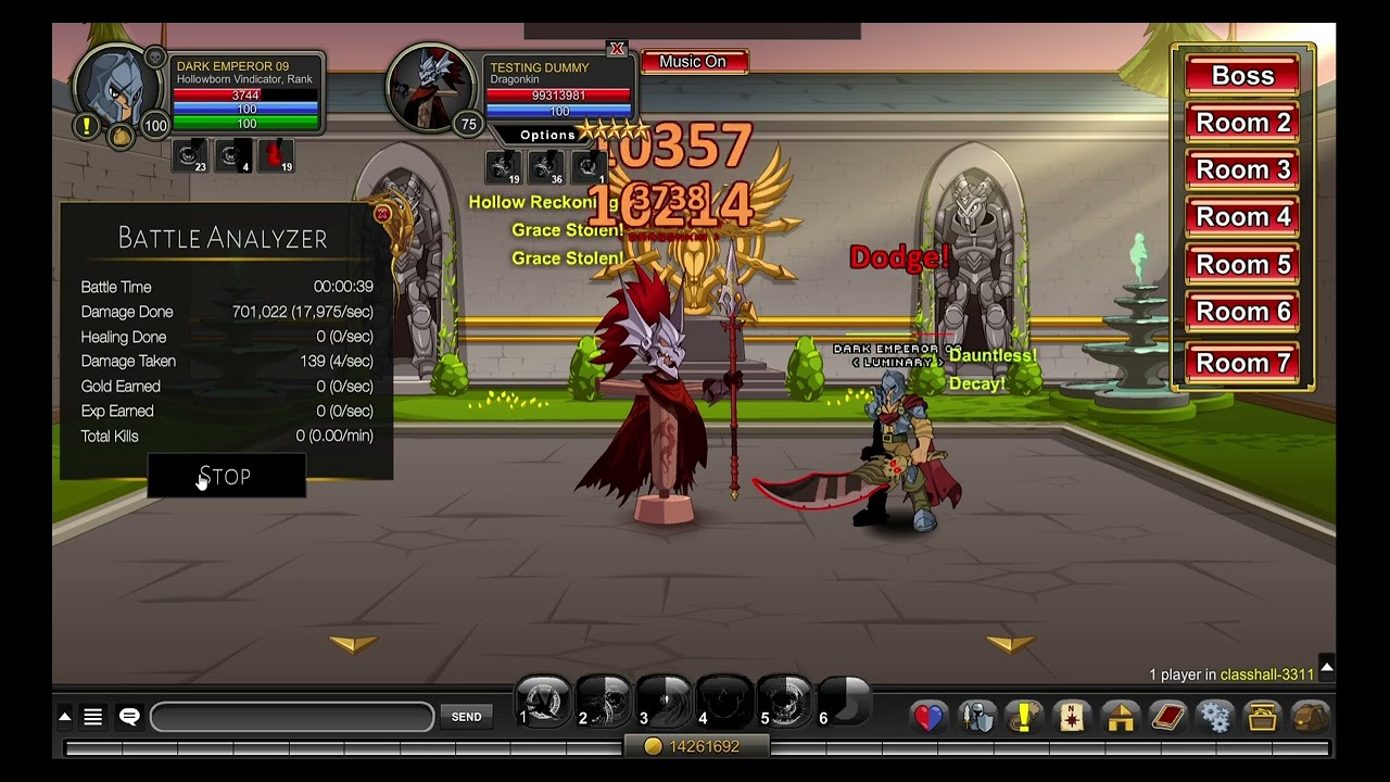 AQW: Dauntless Hollowborn Vindicator??? (Combo in the description