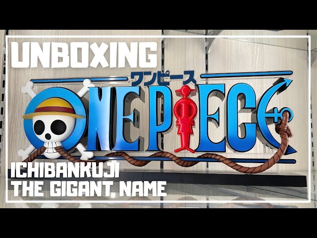 Ichibankuji】THE GIGANT NAME ONE PIECE Logo Figure D Prize