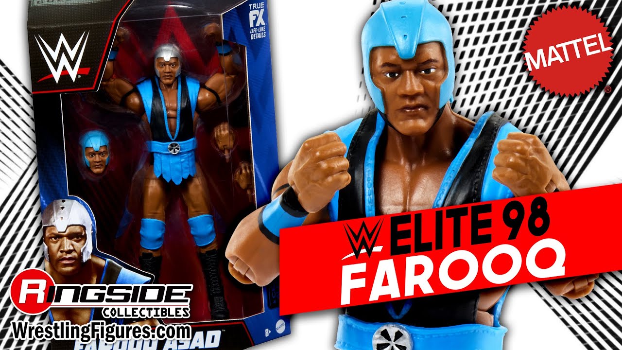 Farooq (Ron Simmons) - WWE Elite 98 WWE Toy Wrestling Action