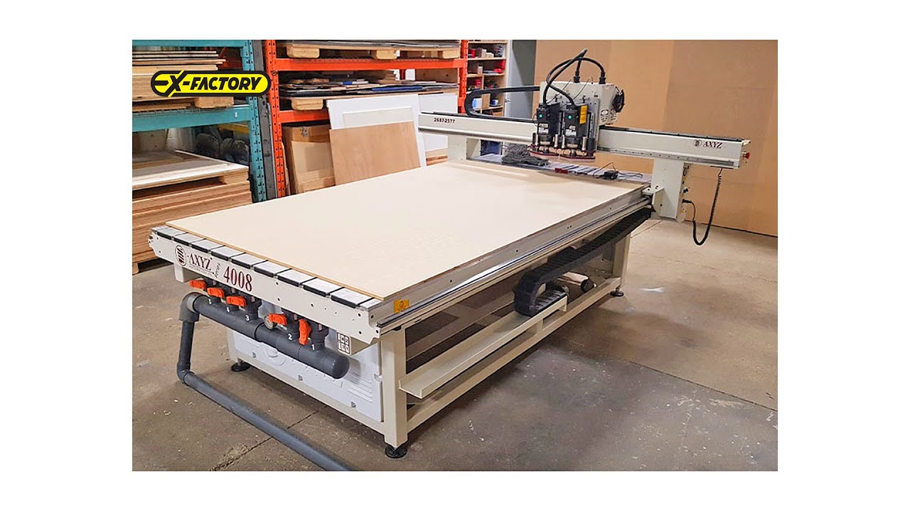 AXYZ SERIES 4008 CNC 5X8 Router - YouTube