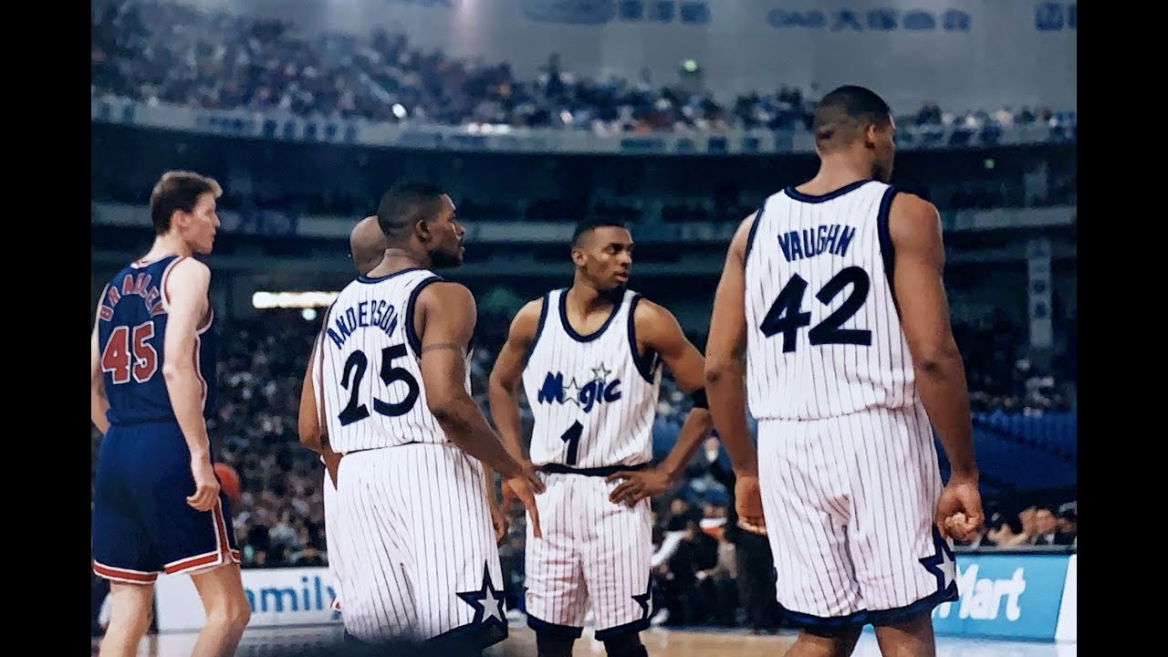 1996 NBA Japan Games Orlando Magic vs New Jersey Nets at Tokyo