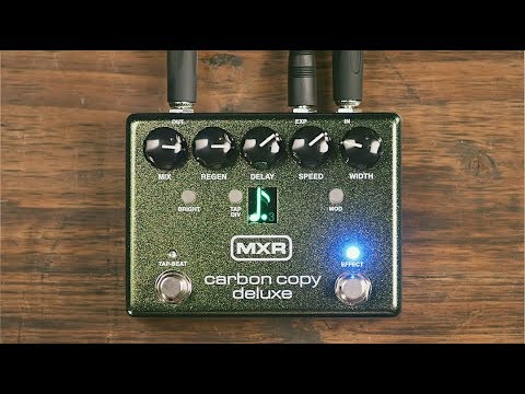 MXR Carbon Copy® Deluxe Analog Delay - YouTube