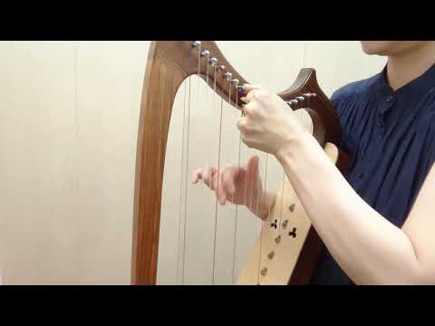 ゴシックハープ 19弦 - YouTube