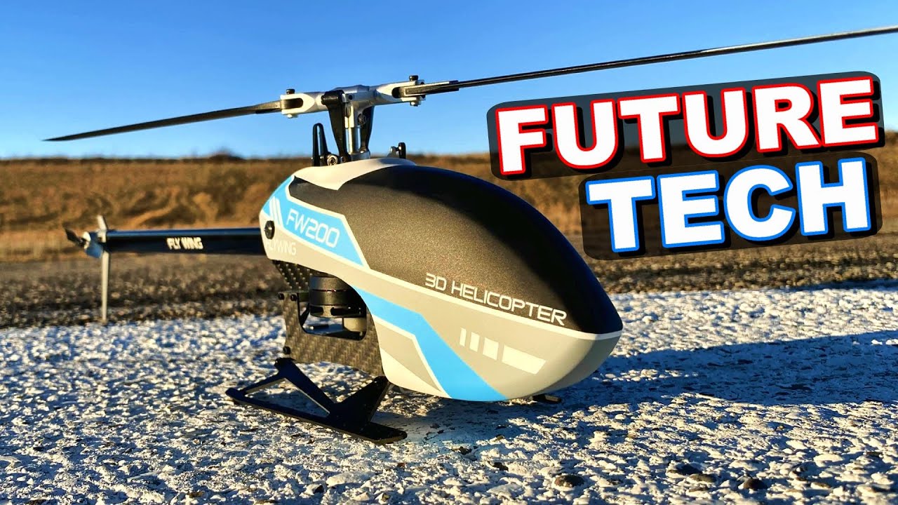 World's SMARTEST RC Helicopter EVER! - Fly Wing FW200 GPS Heli
