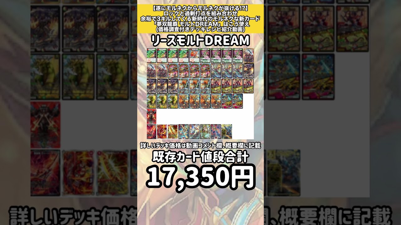 Deck recipe included] How to use the new, modern Mornec card