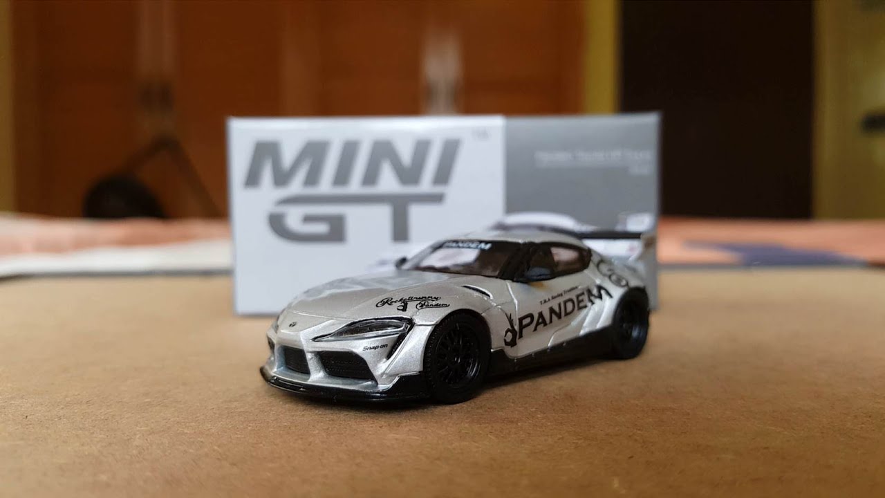 MINI GT 1/64 Diecast - Pandem Toyota GR Supra (Silver) - YouTube