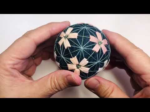 2020年イクナス10月の手まり「コスモス」中級者用 - YouTube